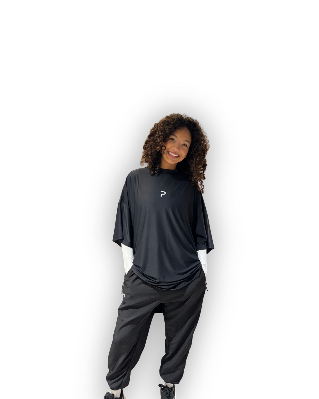 Powher Fit Tee Shirt – Oversize manches 3/4