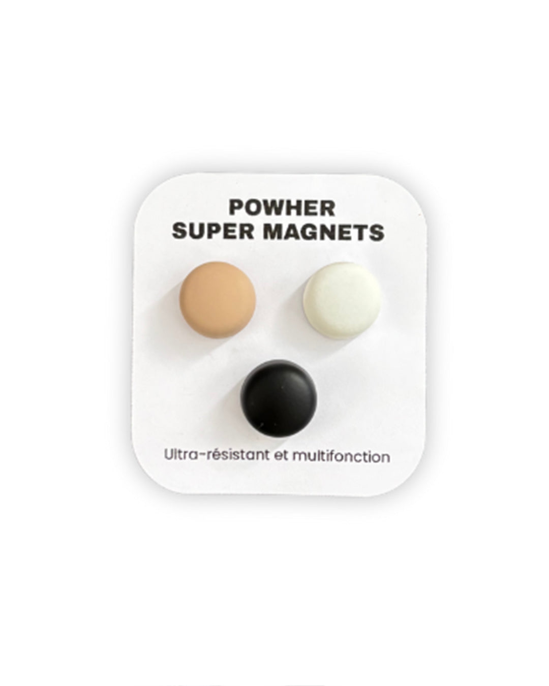 Super Powher Magnets - Pack de 3 aimants ultra résistants & multifonction